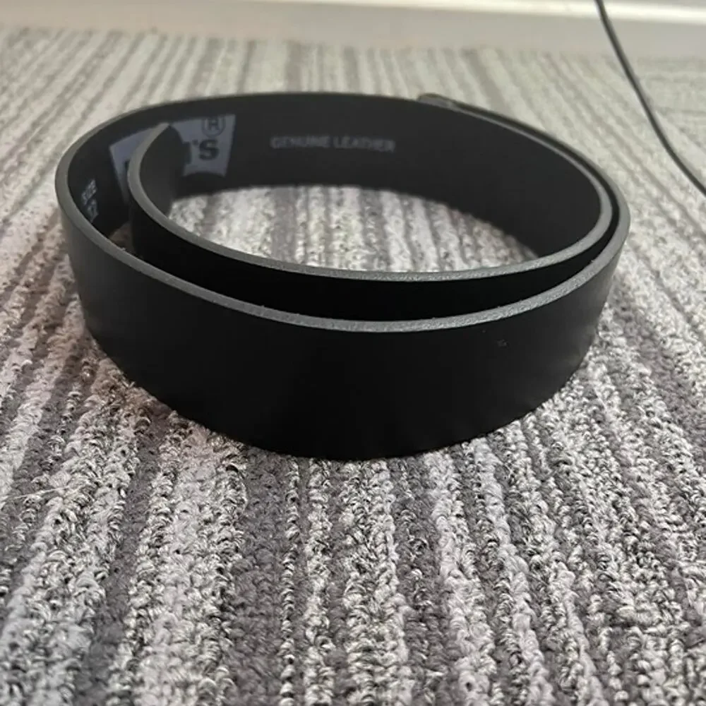 Levi’s Men’s Genuine Leather Belt Strap | Black | Size 32 | Style 11LV02P6